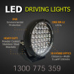 BLACK DIAMOND 9 Inch LED Driving Lights with 5D Hybid Lenses.
